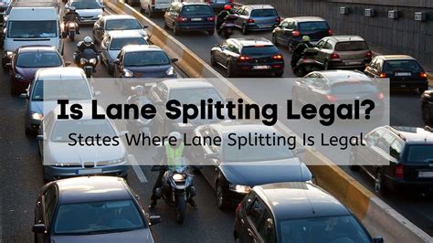 Splitting lanes montana Lane splitting – a motorcycle ridden between rows of stopped or slow-moving vehicles, usually driving on the line between lanes