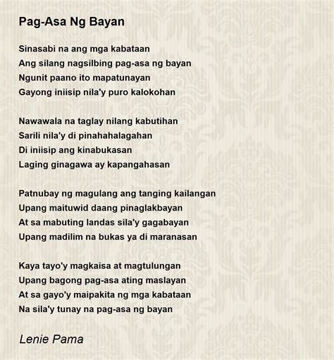 Spoken poetry tagalog tungkol sa buhay docx