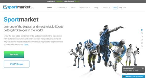 Sportmarket  The online betting industry comprises just a handful of professional betting dealers, and Sportmarket is one of them