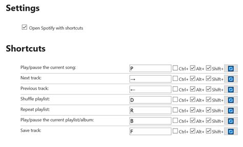 Spotify hotkeys mac  However, the Spotify web player doesn't have a shortcut to play a song