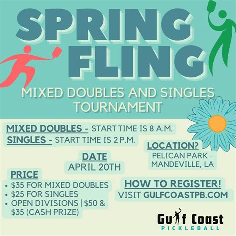 2024 Spring Fling Pickleball Tournament - PickleballBrackets.com