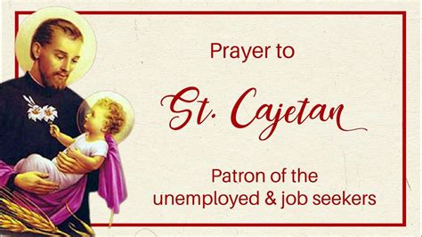 St cajetan prayer card  Cajetan Prayer Card $ 3
