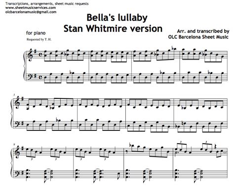 2024 Stan whitmire lullaby tutorial bella\'s