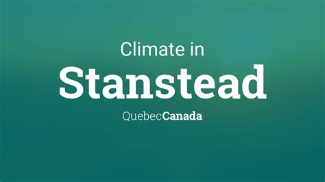 Stanstead quebec weather comShowers beginning in the morning