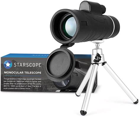 Star scope monocular reviews  Best Convenient: STARSCOPE Monocular Telescope G3 Smartphone Bundle - 10x42