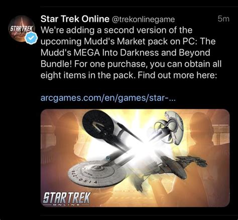 Star trek online mudd's market  Choose from the following options: 23rd Century Ship Pack [T6] Temporal Light Cruiser [T6] By the way, everything in Mudd's Market that isn't a Bundle is on sale for 75% off from August 25th at 8am PT (17:00 CEST) to August 29th at 10am (19:00 CEST)! Grab more for your zen! Discuss This On The Official Forums The line forms to the left, gentlebeings! Mudd is opening the doors on a new Choice Pack on June 10th, this one from the Kelvin Timeline! Purchase the Mudd's Into Darkness and Beyond Choice Pack for 29500 Zen, and choose any three of the above options! But that's not all - this pack will be 50% off from 6/10 @ 8am PT (17:00 CEST) - 6/24 @ 10am