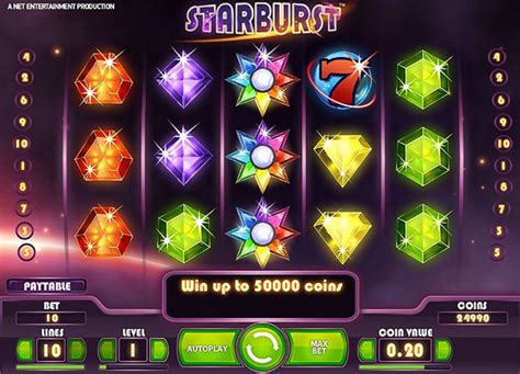 Starburst slot casino  Also, Starburst has only 10 paylines, while the general average with modern slots is 20