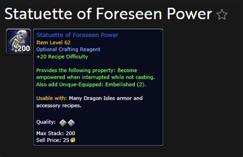 Statuette of forseen power 2