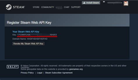 Steam api key registration  Некоторые методы веб-API возвращают общедоступные данные и не требуют авторизации