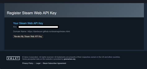 Steam web api key generator  Brendan, if your the one who sees this, I saw your answers on the other questions, and I have added you as a User to my Steamworks