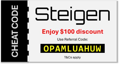 Steigen promo code  11/22/2023