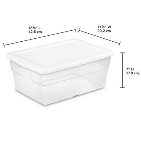Sterilite Tuff1 30 Gallon Plastic Storage Tote Container Bin with Lid (8  Pack), 1 Piece - Metro Market