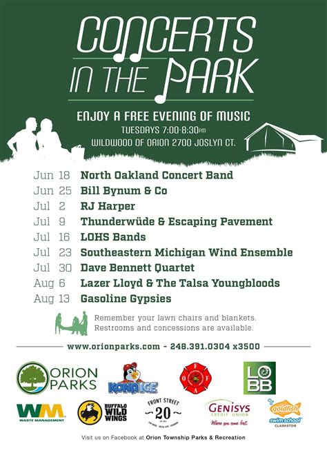 Sterne park concerts m