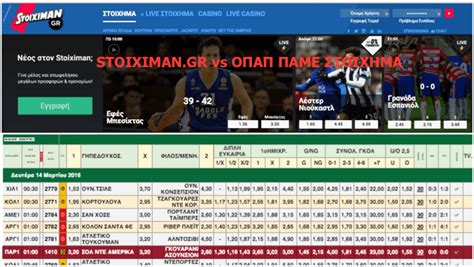 Stoixhma live score Δες live τα αποτελέσματα των αγώνων του στοιχήματος και τις αλλαγές στις αποδόσεις του κουπονιού