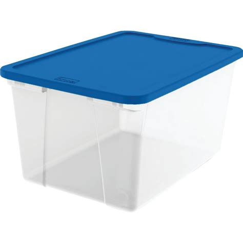 Sterilite 18 Qt Ultra Latch Box, Stackable Storage Bin With Lid, Plastic  Container With Heavy Duty Latches To Organize, Clear And White Lid, 12-pack  : Target