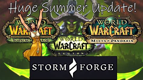 Stormforge logs tbc  If you play on Netherwing the first part of the comment applies, it has the original 1-60 experience +the first expansion