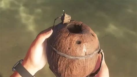 Stranded deep coconut flask  Get the Stone tool from your inventory