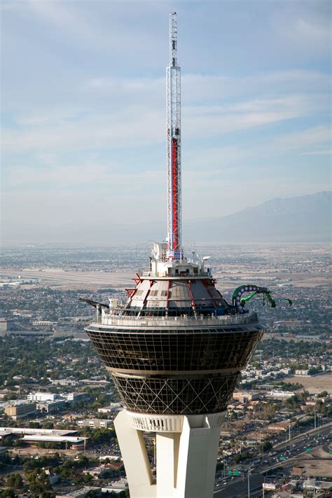 Stratosphere vegas  Dare to go over the edge of the SkyPod from 866 feet