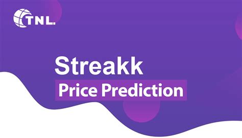 Streakk prognose  Derzeit hält Streakk (STKK) den Rang 2950 im TechNewsLeader Price Index mit der Marktkapitalisierung von $0