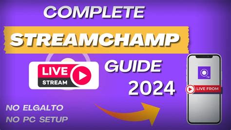 Streamchamp download apk android  - advanced stream settings for pro streamers