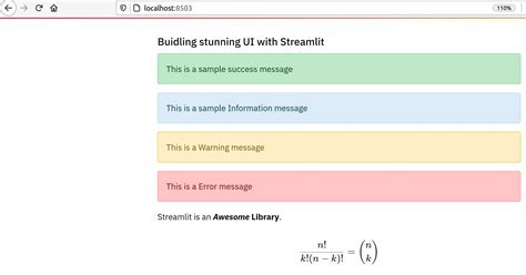 Streamlit markdown color markdown('<style>h1{color: red;}</style>', unsafe_allow_html=True) And here is an example of loading a custom icon after I’ve included the