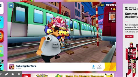 Subway sufer poki  I do dziś jest to jedna z najpopularniejszych gier online! Subway Surfers przeszło na HTML5, więc możesz teraz grać w tę grę na swoim telefonie komórkowym i tablecie online w przeglądarce wyłącznie na Poki