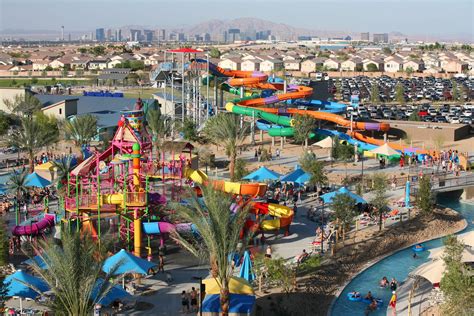 Summerlin cowabunga bay  This 23-acre surf-retro-themed water park is home to 450+ yearly, seasonal employees and welcomes thousands of visitors each year
