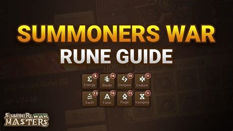 Summoners war which runes to keep  Revenge runes make him even more useful in these situations