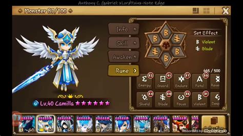 Summoners war which runes to keep  Keep in mind, that when you are at the file limit the oldest file will be replaced automatically