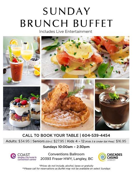 Sunday brunch buffet langley  Restaurants