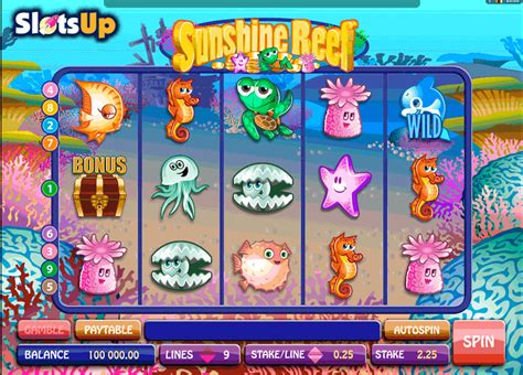 Sunshine reef microgaming   Deep beneath the surface of the ocean lie undiscovered, sunken treasures, ready for the taking if anyone is brave enough to venture into this unknown, underwater universe