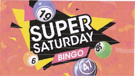 Super saturday bingo room  Come early to make sure you get a machine and your lucky seat!Come play Bingo! • A fun, friendly atmosphere