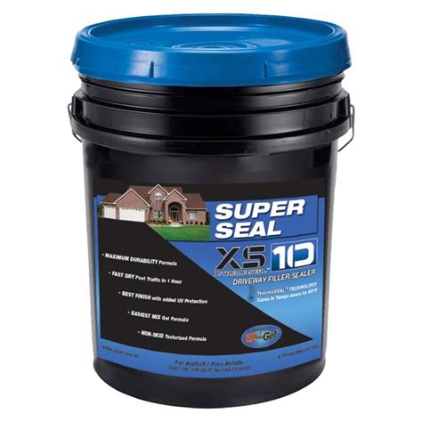 Super seal x-treme seal 10  X-TREME SEAL 10 is a high performance blacktop filler sealer designed to withstand freeze thaw cycles while retaining it's jet black color