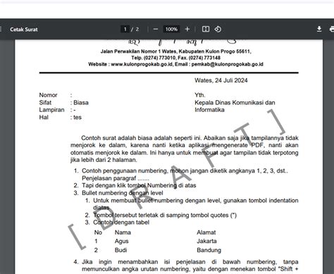 Suratku kulon progo  Klik Aksi -> Beri Agenda