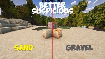 Suspicious sand and gravel texture pack 20 with new resources, behaviors, and documentation are available to download at aka