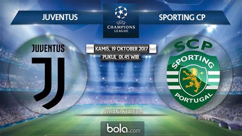 Susunan pemain sporting cp vs juventus  Laga ini akan berlangsung di