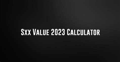 Sxx value 2023 prediction Based on our algorithmically generated price prediction for Pi Network, the price of PI is expected to decrease by 15