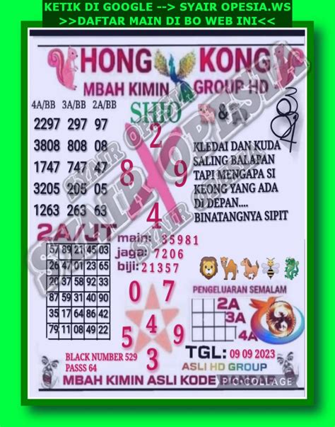 Syair hk 9september 2023 Prediksi hk 9 september 2023, Syair hk 9 september 2023 Cocok untuk penggemar togel online nih ya