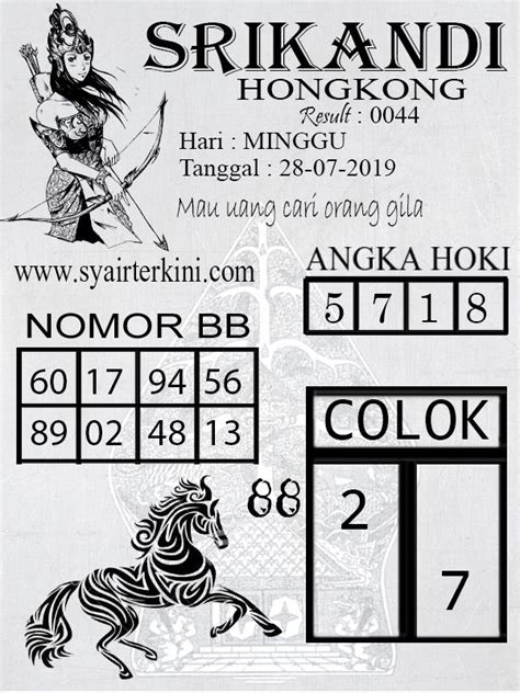 Syair hk srikandi  kumpulan syair hk