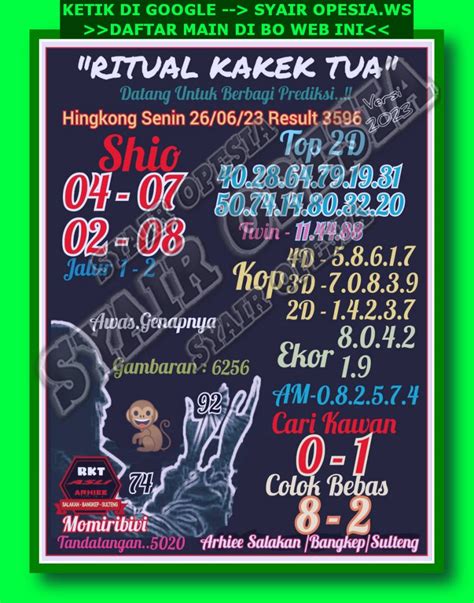 Syair hk tanggal 26   Kode syair HK 26 November 2023, prediksi HK 26 November 2023, forum syair hk hari ini, prediksi hk malam ini dan bocoran keluaran hk hari ini di Situs Blog Code