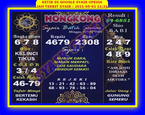 Syair sgp hari ini opesia Kode Syair SGP Hari Ini yang telah kami sediakan untuk para pemain togel singapore merupakan syair syair yang terkenal seperti batarakala , petruk , nagamas , omiframe,