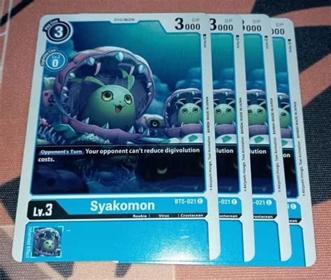 Syakomon tcg  Its emotions are erratic; when it feels good, it shows off how graceful