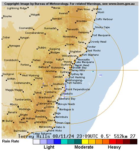 Sydney weather radar 512 km  Rainfall & River Conditions