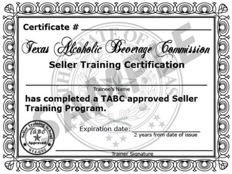 Tabc certification dallas  Submit all NT permit applications at least 10 business days before the start date of