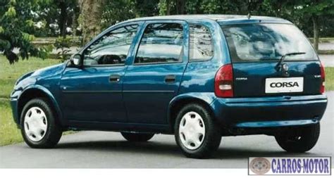 Tabela fipe corsa sedan 2001 4 portas 1.0 8v  CHEVROLET