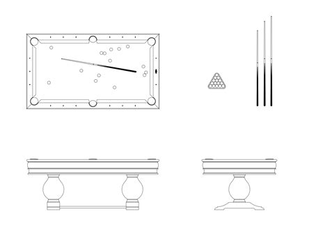 Table tennis cad block  Free DWG Download