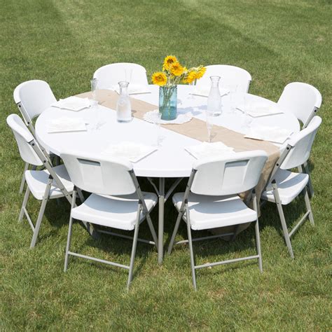 Tables and chair rentals near me  48" W X 24" D X 22-36" H