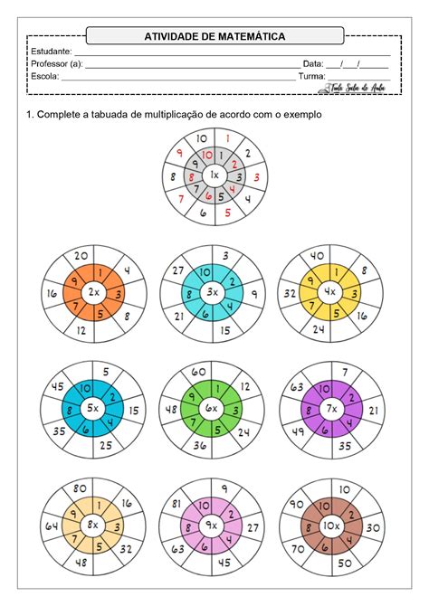 Tabuadas para completar Nesse vídeo eu mostro um passo a passo para memorizar a tabuada