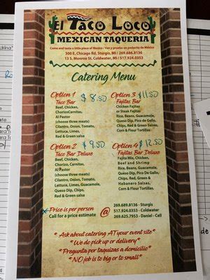 Taco loco sturgis mi  Mexican Restaurant