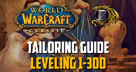 Tailor leveling guide classic  75-103: Make sure to have 45 Bolt of Wollen Cloth for future recipes